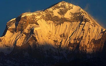 Sunset on Mount Annapurna